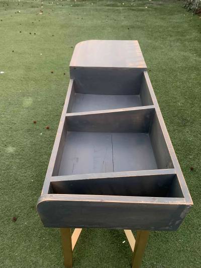 Mesa consola madera vintage en roble - miniatura 4