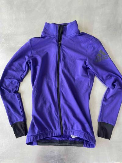 Chaqueta deportiva morada Adidas - miniatura 1