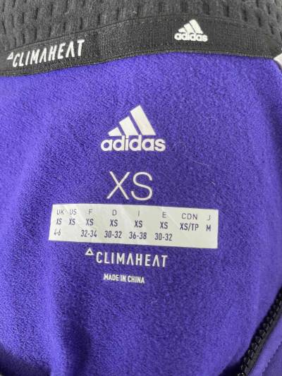 Chaqueta deportiva morada Adidas - miniatura 3