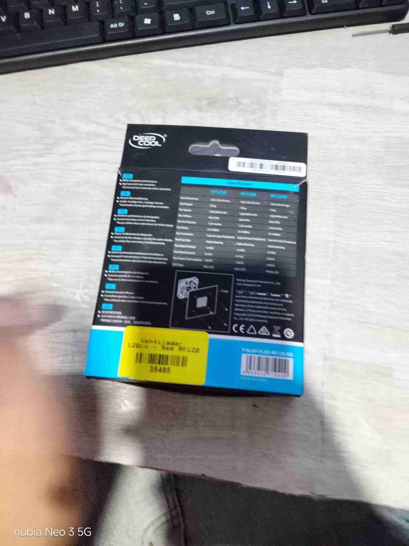 Ventilador LED Deepcool RF120 - 2