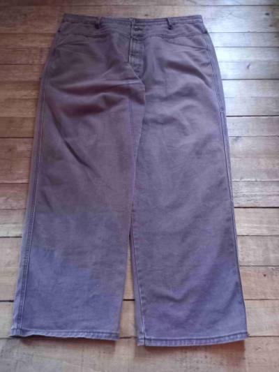 Pantalón de mezclilla gris - miniatura 3