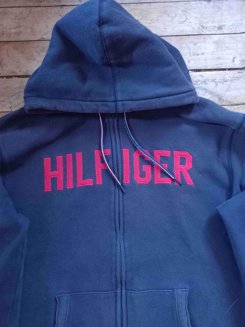 Polerón con capucha azul Hilfiger