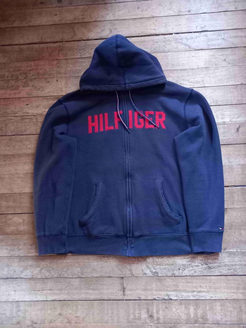 Polerón con capucha azul Hilfiger - 2