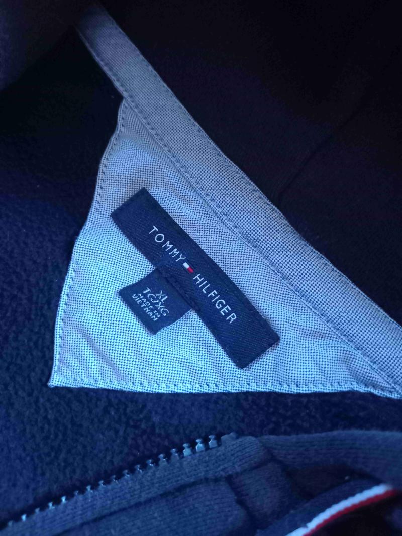 Polerón con capucha azul Hilfiger - 3