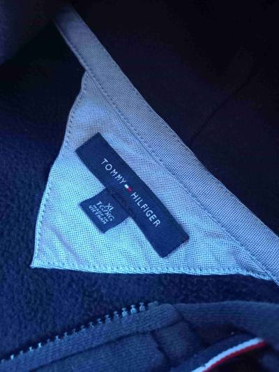 Polerón con capucha azul Hilfiger - miniatura 4