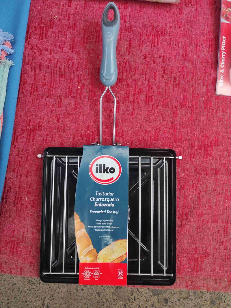 Tostador churrasquera enlozado Ilko