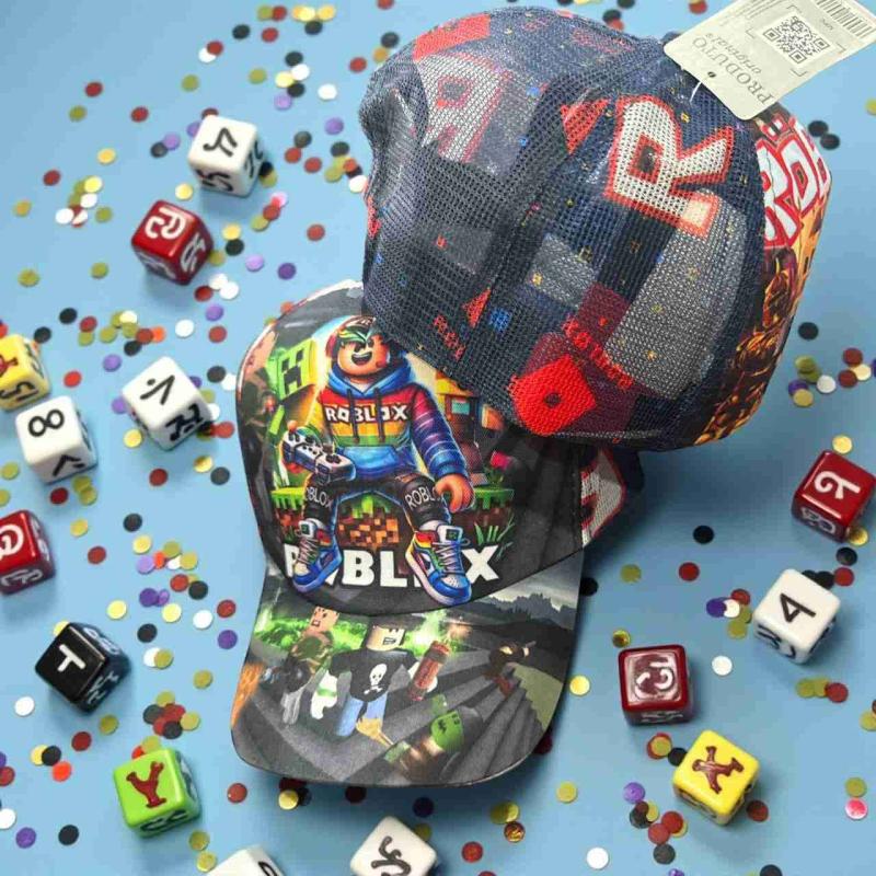 Gorra infantil Roblox colorida