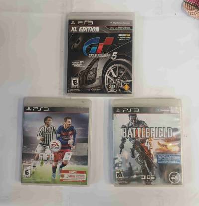 Juegos PS3 Gran Turismo, FIFA y Battlefield - miniatura 1