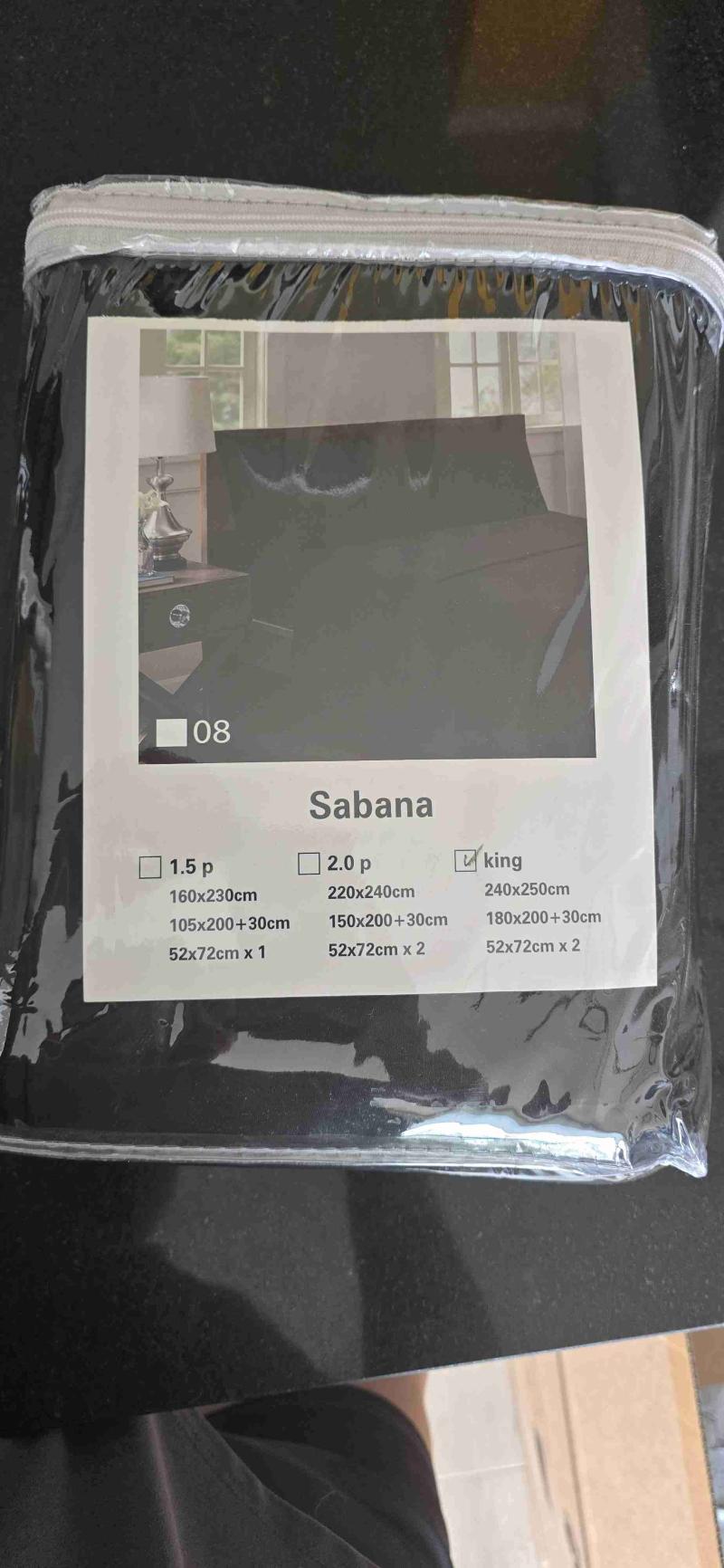 Sábana King negra