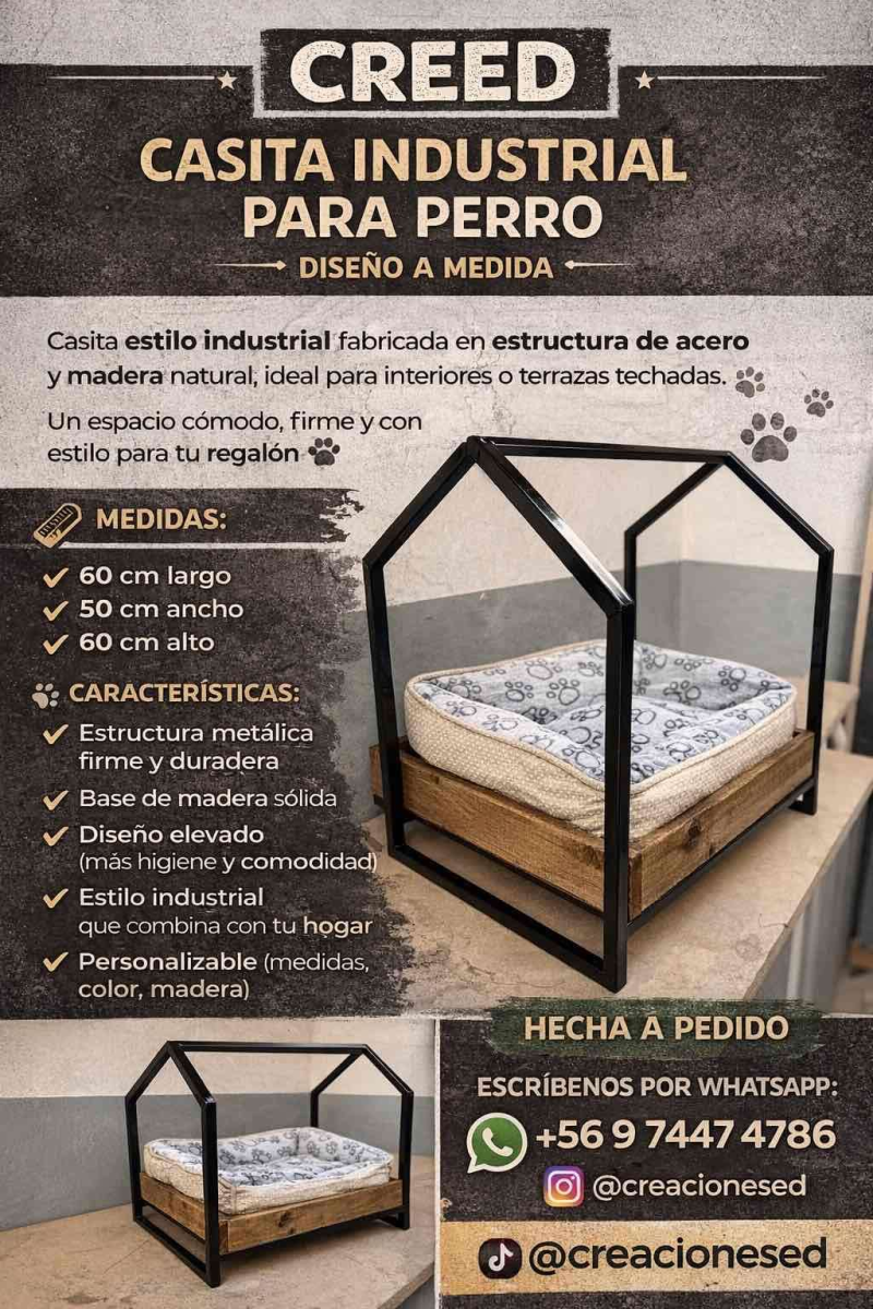 Cama para mascota con estructura - 4