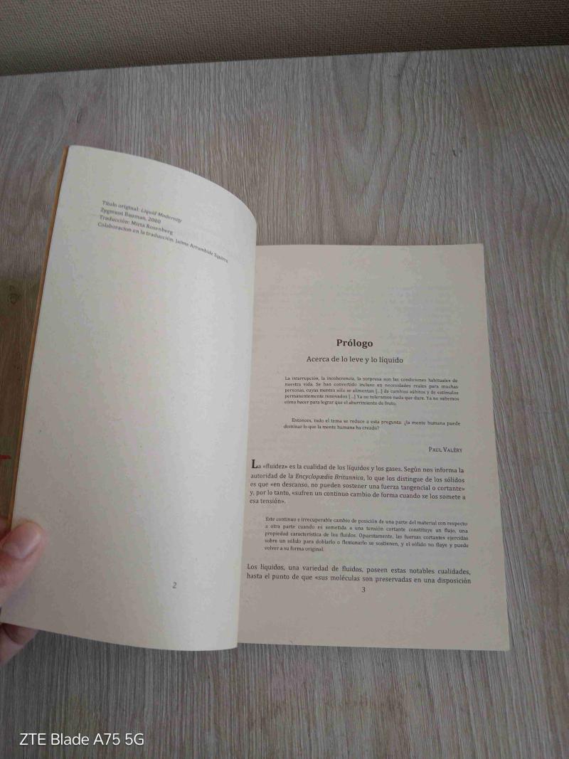 Libro Modernidad Líquida Zygmunt Bauman - 3