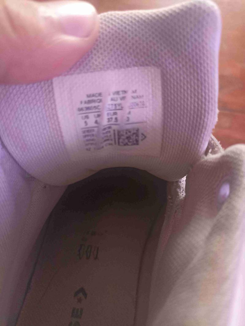 Zapatillas blancas Converse altas - 4