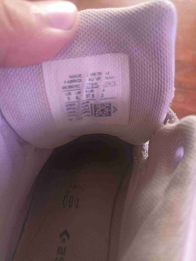 Zapatillas blancas Converse altas - miniatura 4