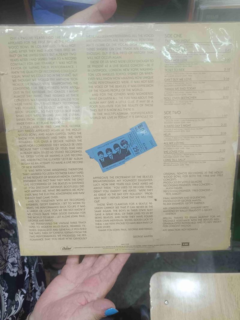 Vinilo The Beatles at Hollywood Bowl - 2