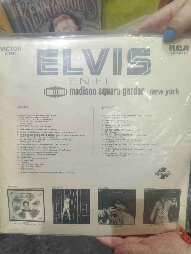 Vinilo de Elvis en Madison Square Garden - 2