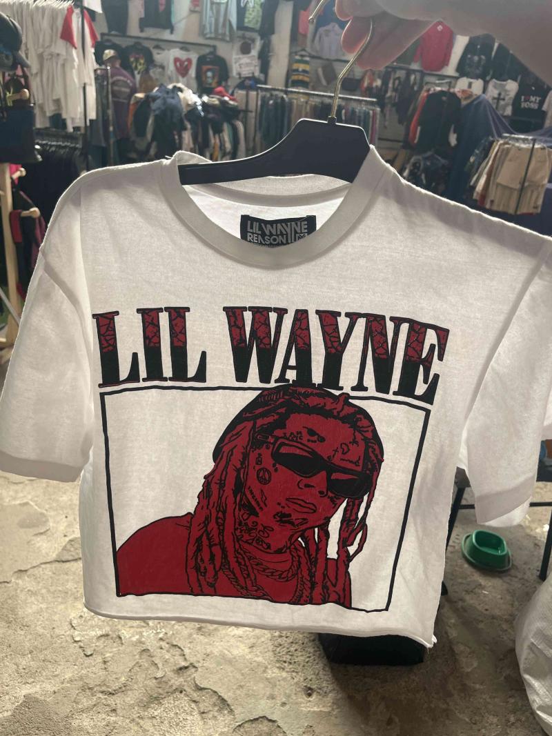 Polera blanca Lil Wayne
