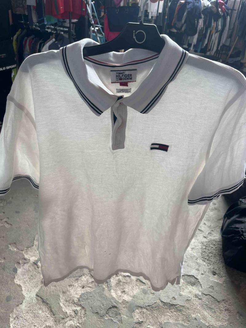 Polera polo Tommy Hilfiger blanca