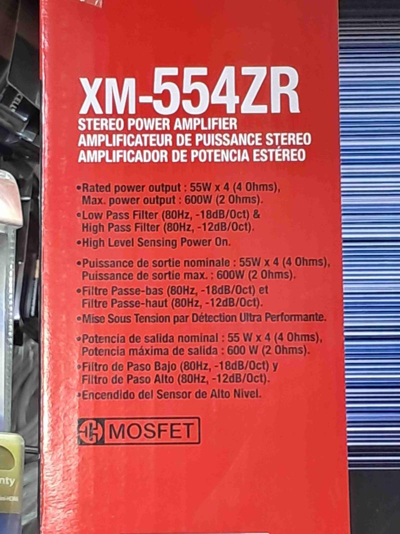 Amplificador Sony Xplod 600W - 2