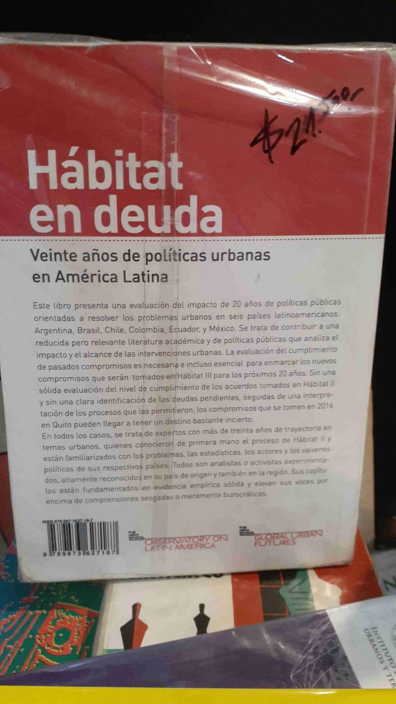 Libro Hábitat en deuda - 2