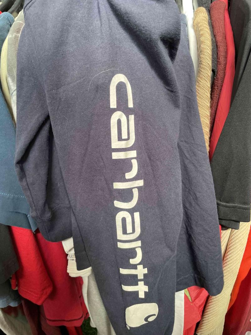 Polera manga larga azul carhartt - 2