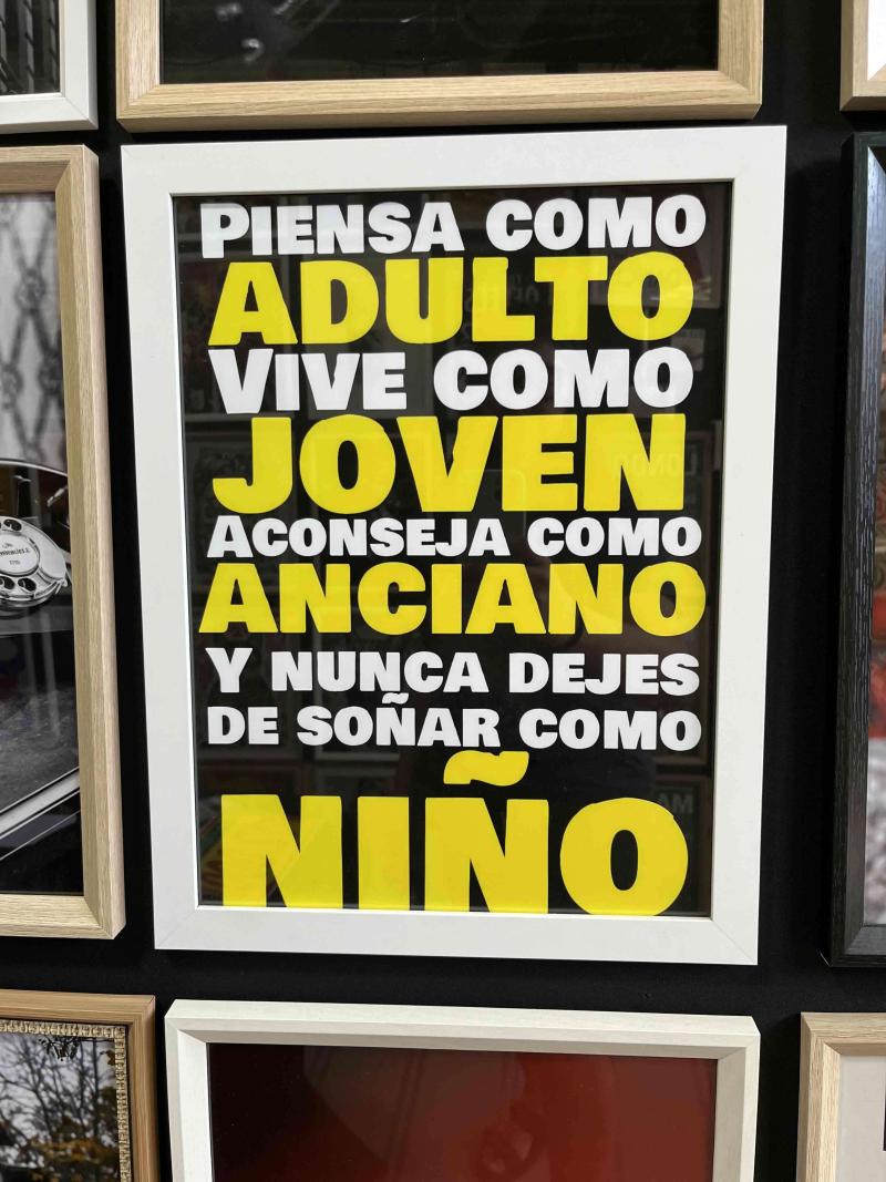 Cuadro decorativo con frase motivacional