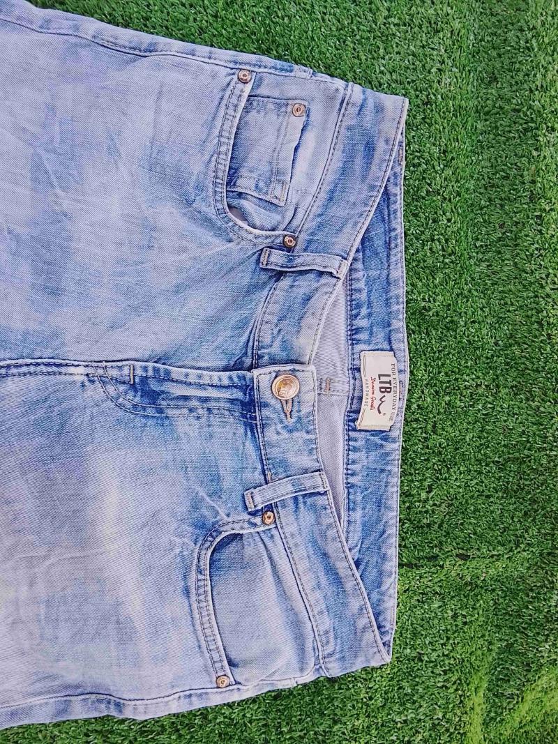 Jeans celestes semi pie-elefante - 2