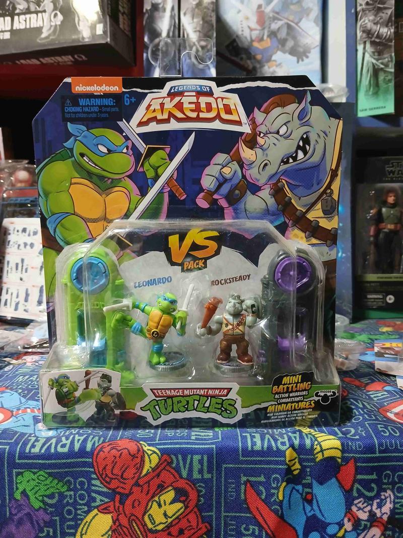 Pack miniaturas Akedo Tortugas Ninja