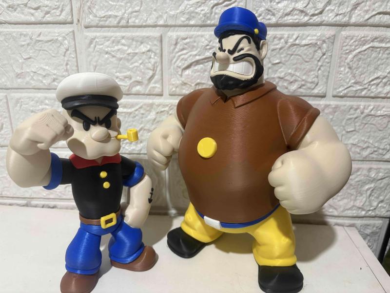 Figuras Popeye y Brutus de colección - 3
