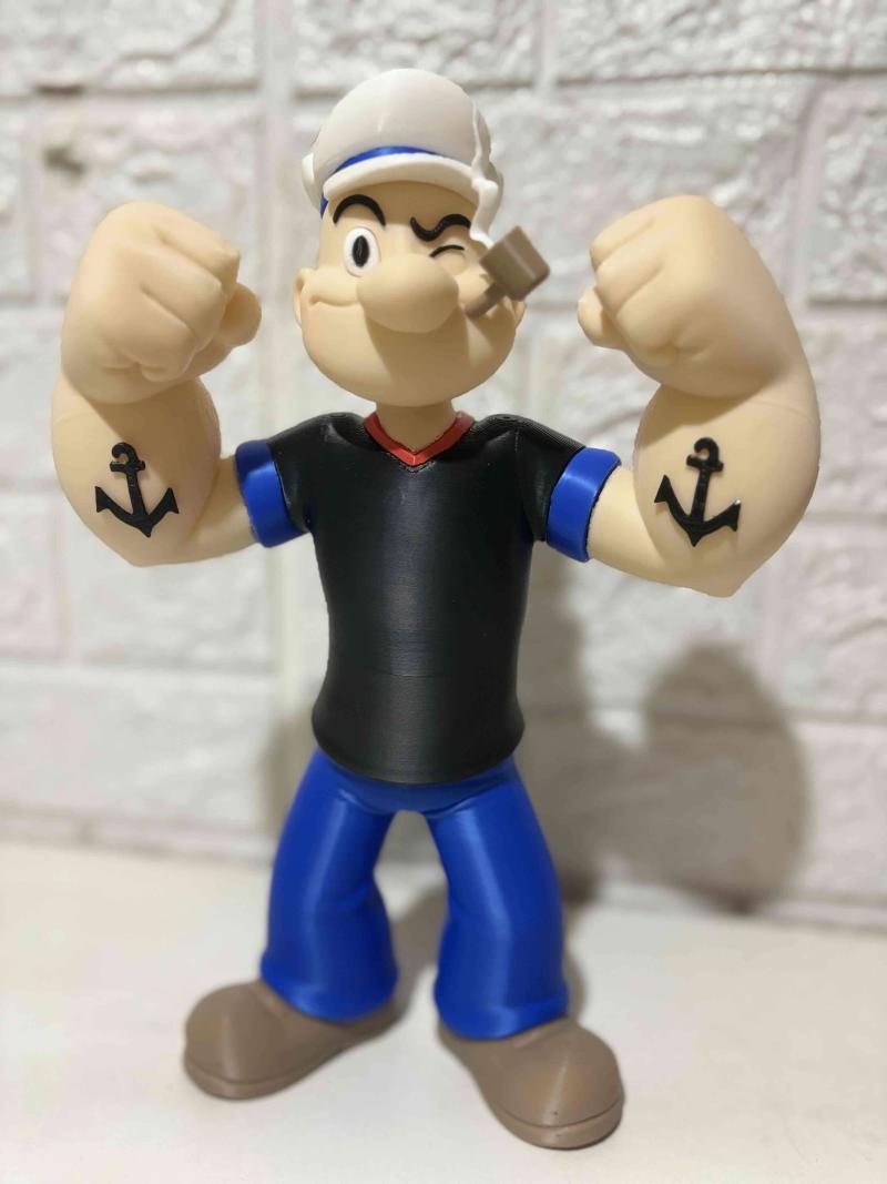 Figura de popeye el marino Impresion 3D - 3