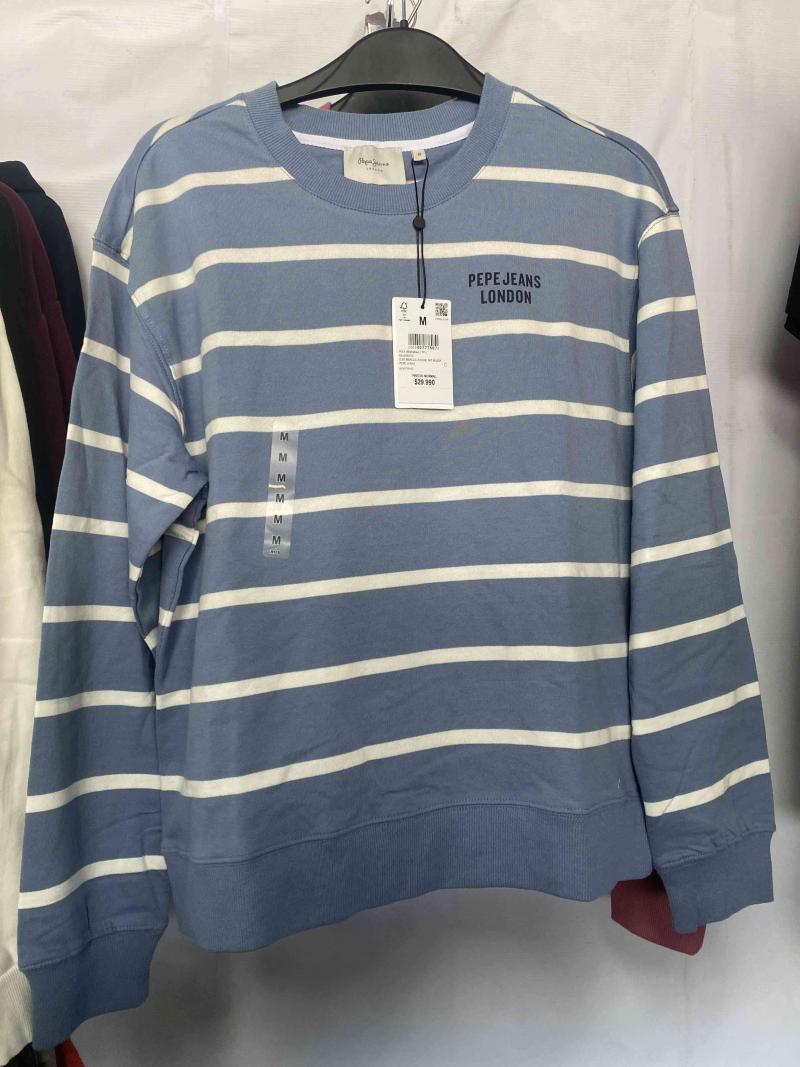 Polerón Pepe Jeans rayado azul