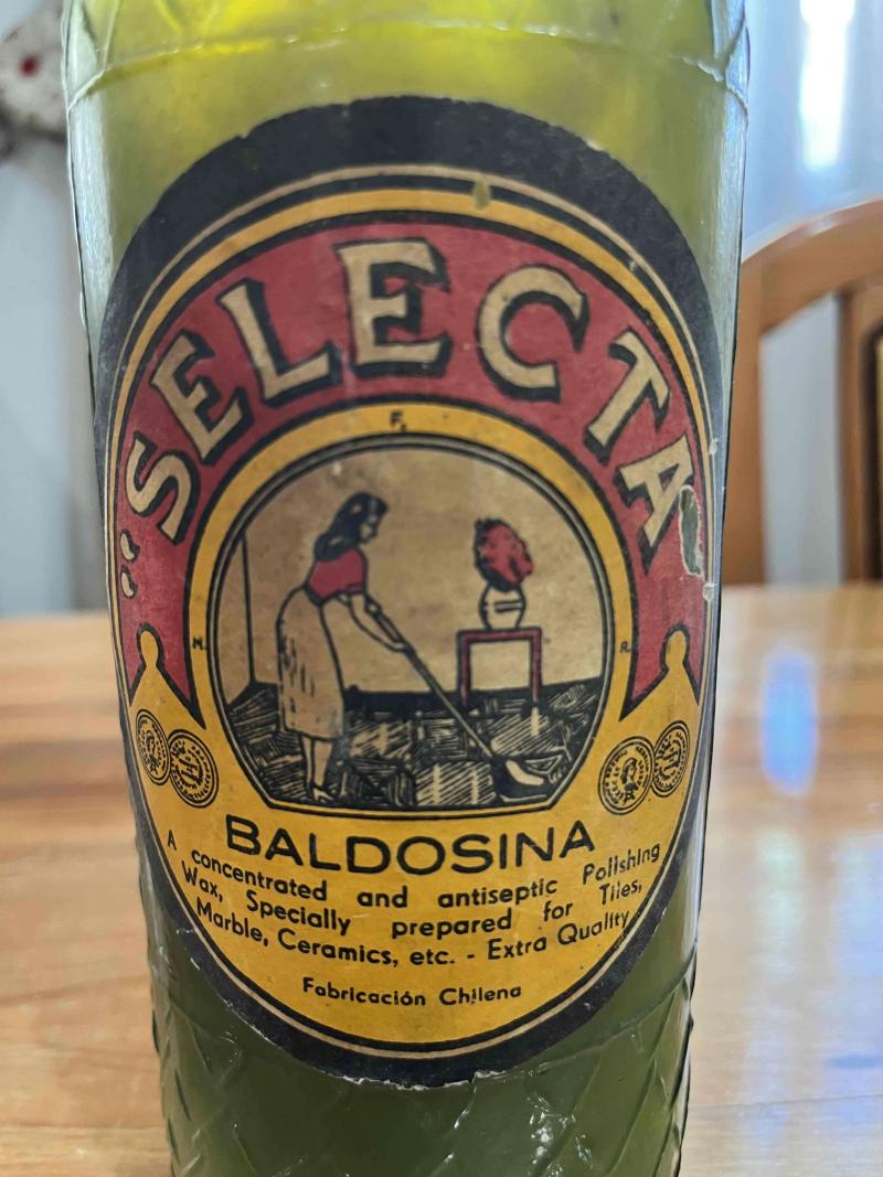 Botella antigua Selecta Baldosina - 2