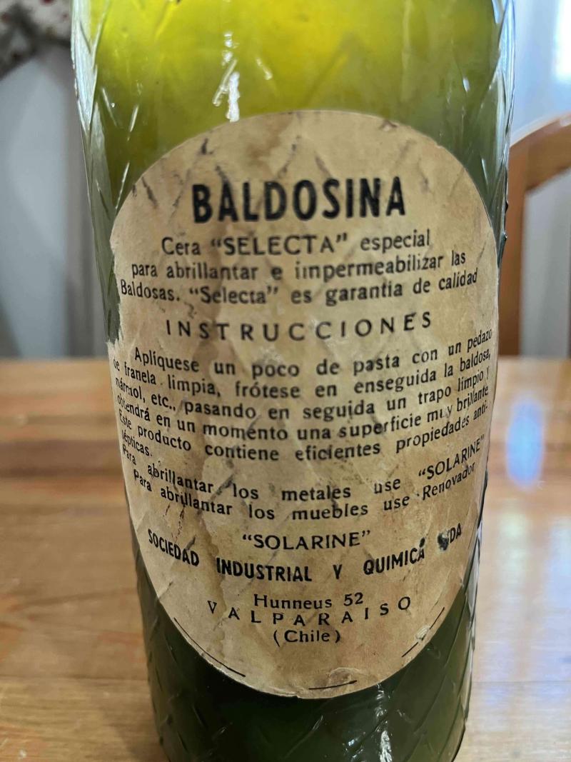 Botella antigua Selecta Baldosina - 3