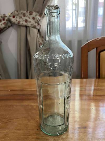 Botella de vidrio Seagers Cristalerias Chile 1965 - miniatura 1
