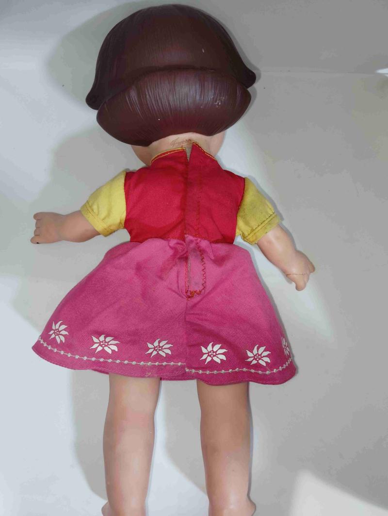 Muñeca de trapo con vestido - 3