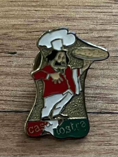 Pin decorativo Casa Nostra,  Chef Italiano - miniatura 1