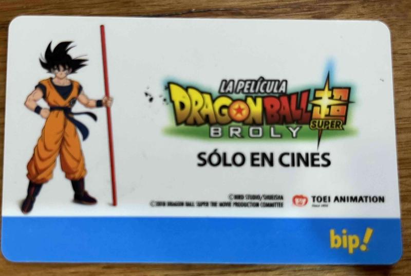 Tarjeta colección Dragon Ball Super Broly