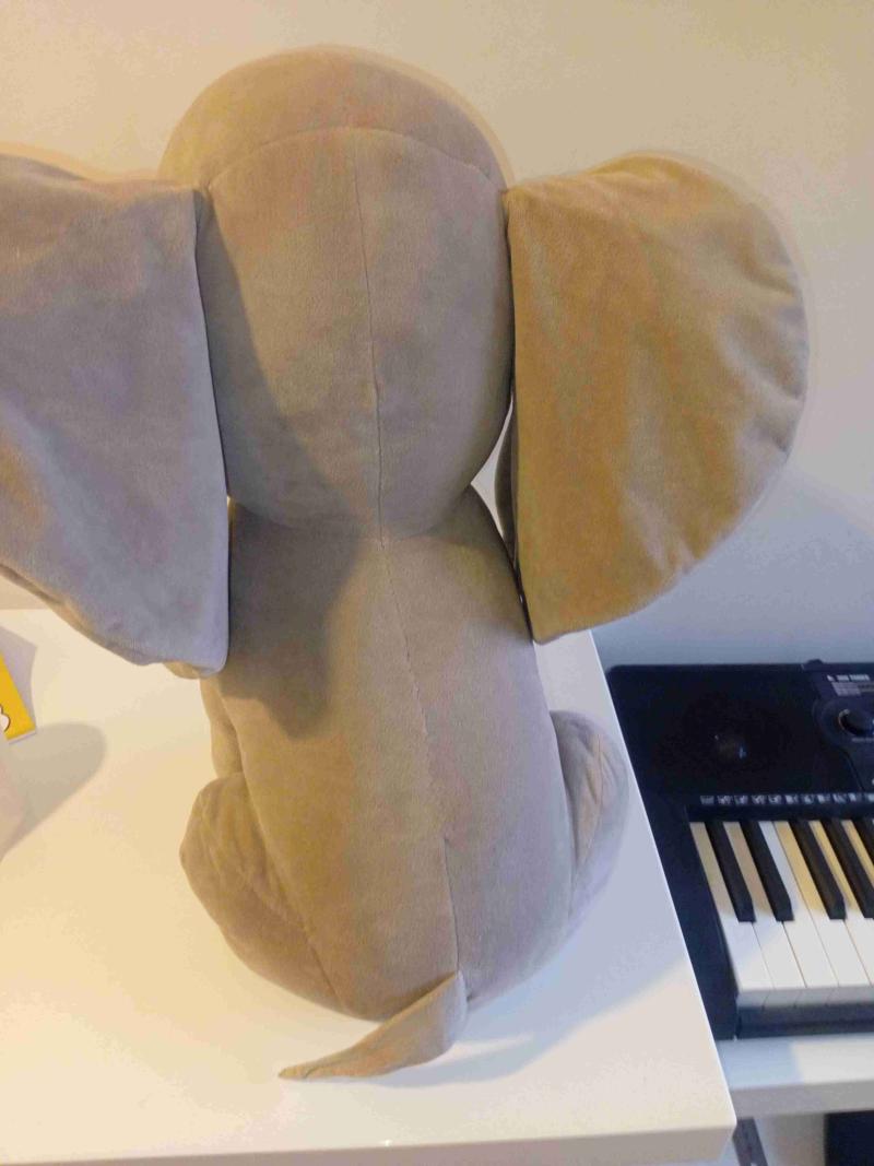 Peluche elefante gris - 3