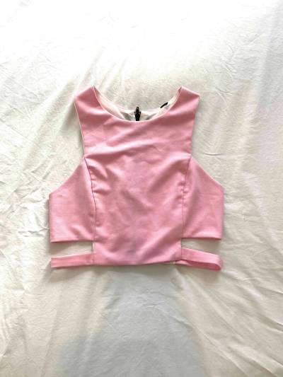 Crop top rosado elegante - miniatura 1