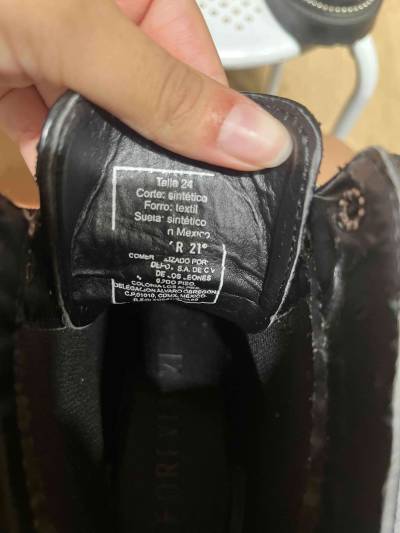 Botines negros con plataforma talla 37 - miniatura 3
