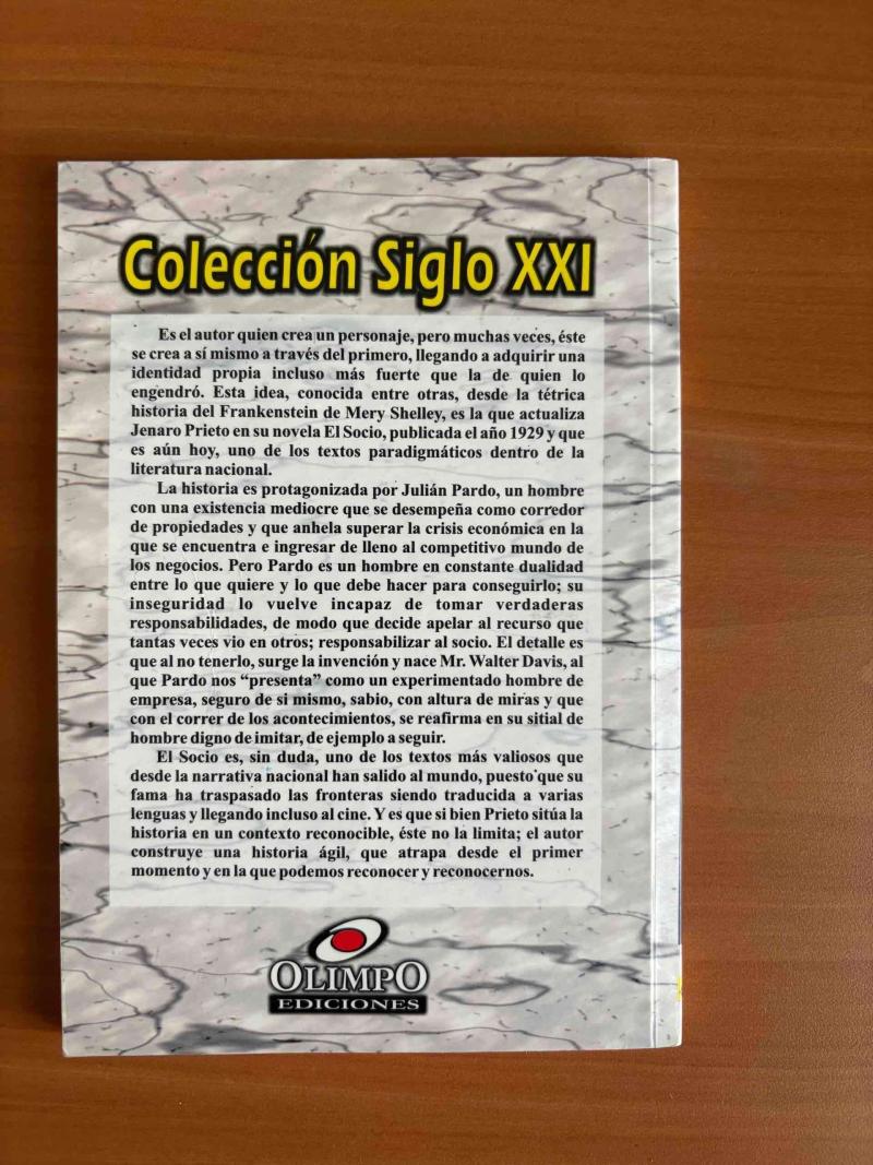 Libro El Socio de Jenaro Prieto - 2