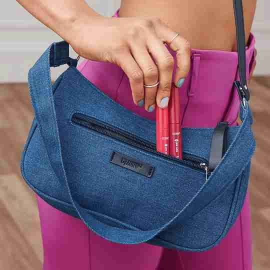 Cartera bandolera azul - 3