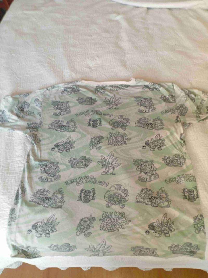 Polera estampada relajada - 2