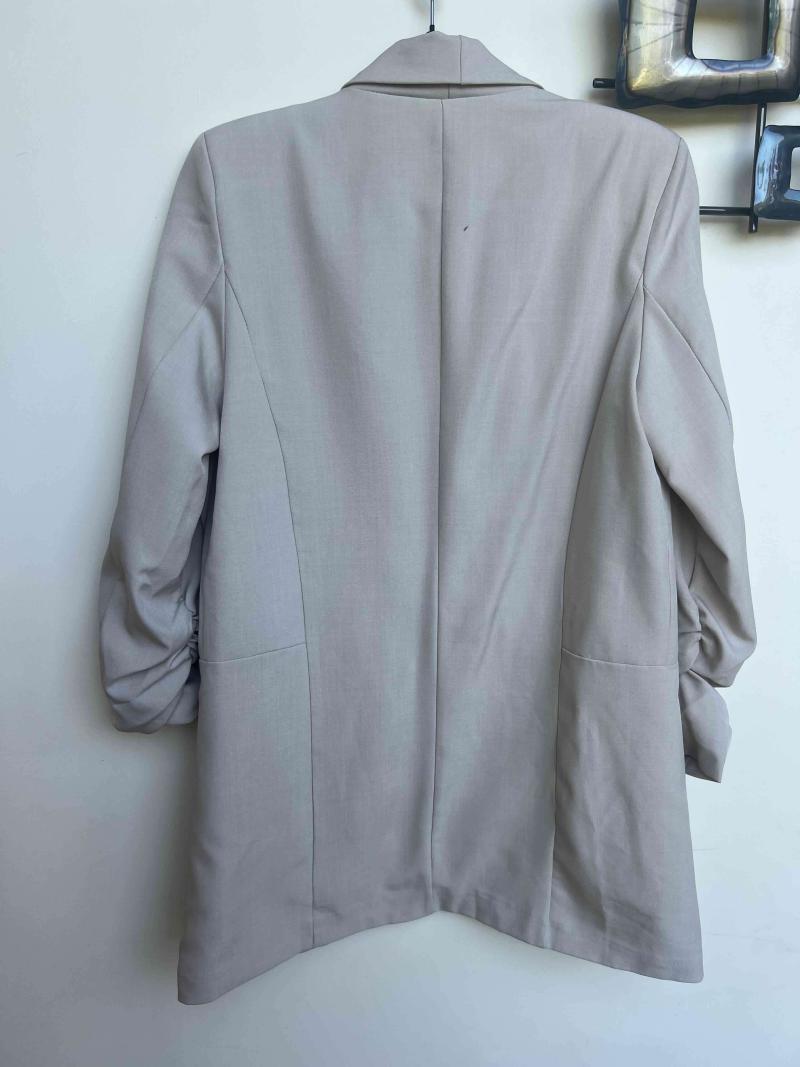 Blazer beige elegante mujer - 6