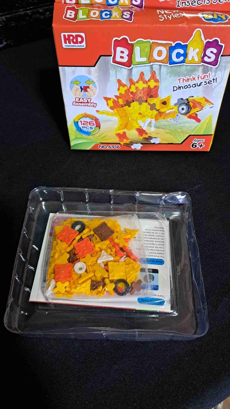 Juego de bloques dinosaurio - 3