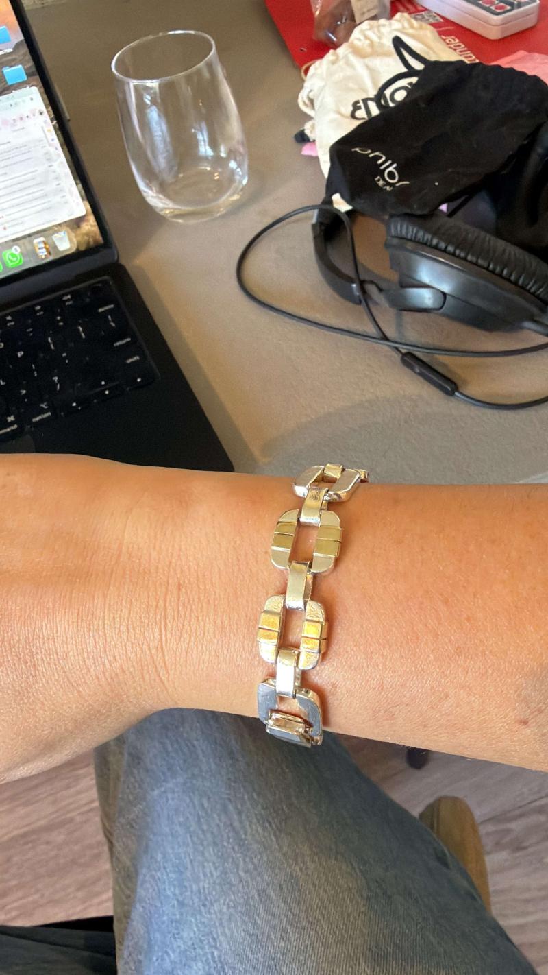 Pulsera de eslabones de plata - 2
