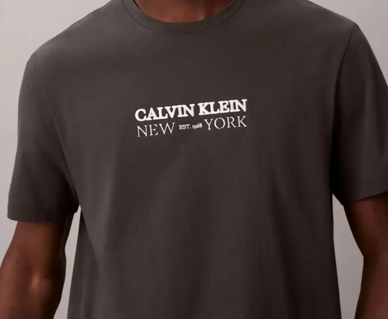 Polera Calvin Klein gris oscura