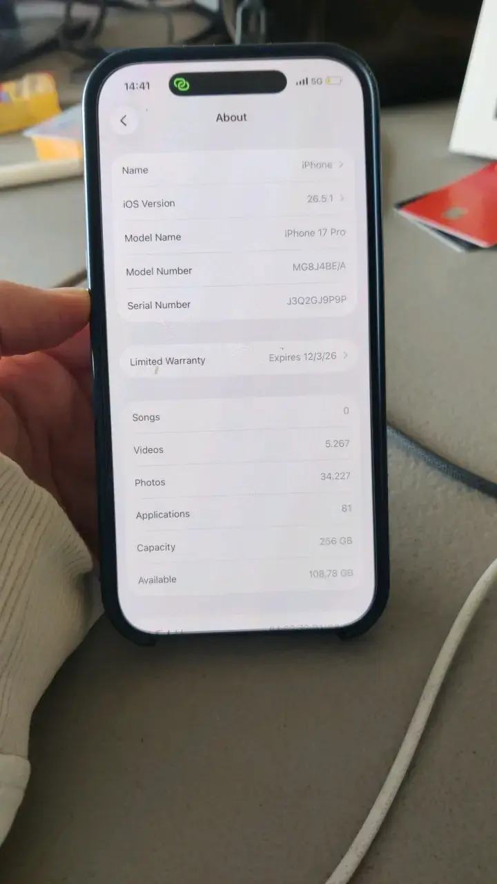 iPhone 17 Pro 256GB en buen estado